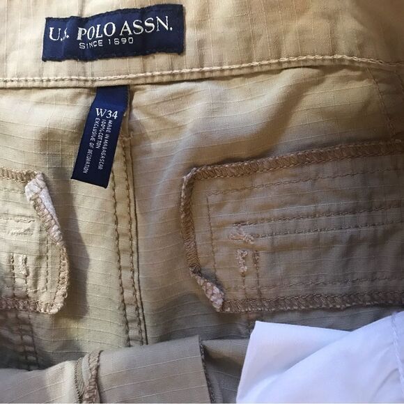 U.S. Polo Assn. Classic Flat front Cargo Shorts - Picture 5 of 8